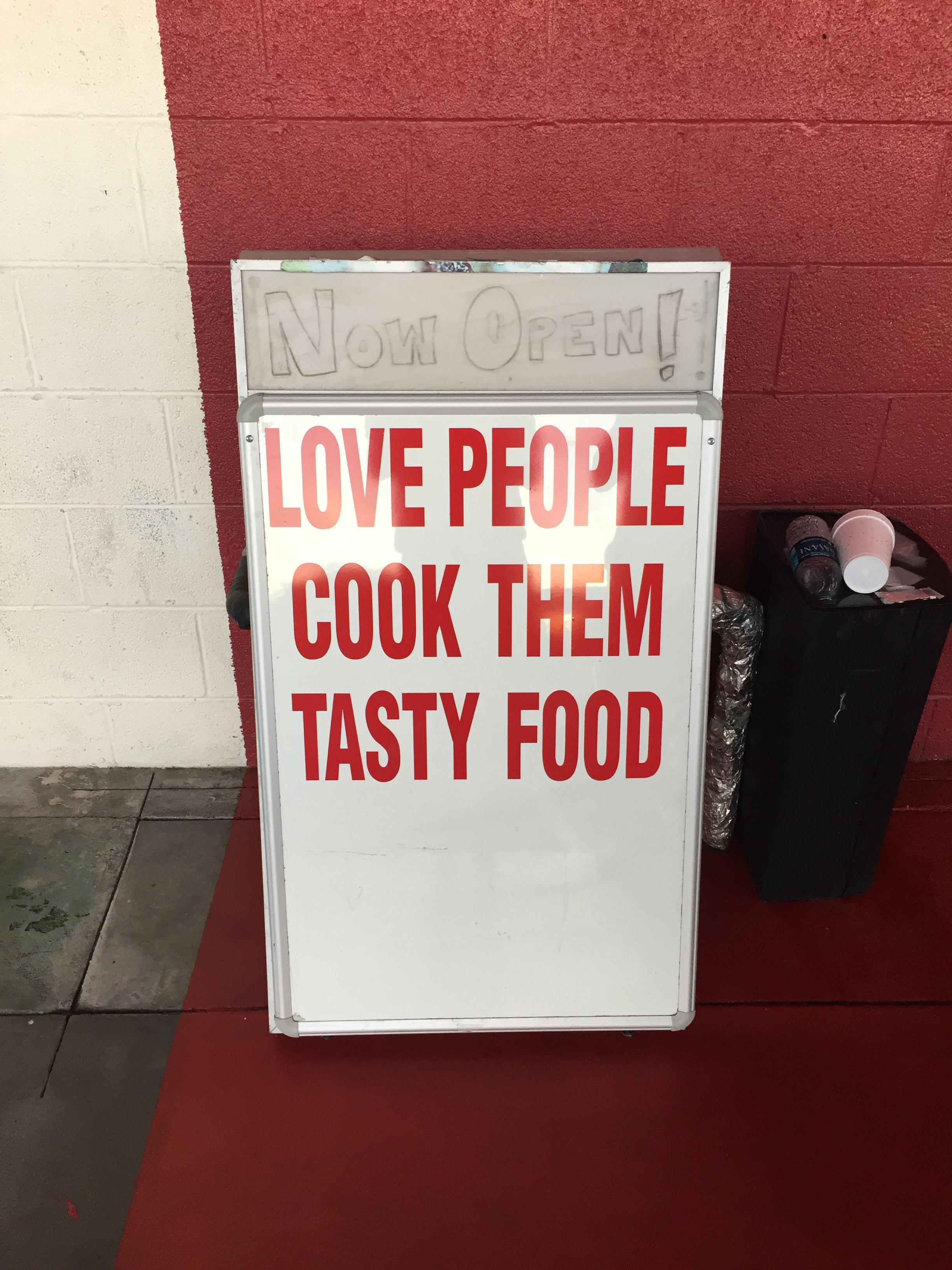 LOVE PEOPLE / COOK THEM / TASTY FOOD